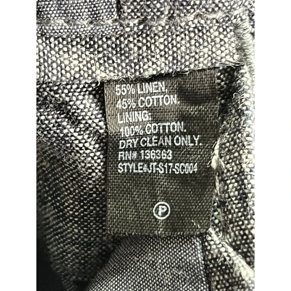 Jack Threads Sport Coat Mens 40R Gray Linen Cotton Blend Working Cuffs